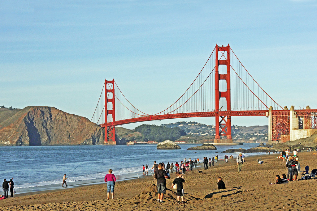Baker Beach Golden Gate Bridge